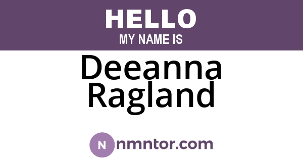 Deeanna Ragland