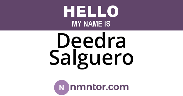 Deedra Salguero