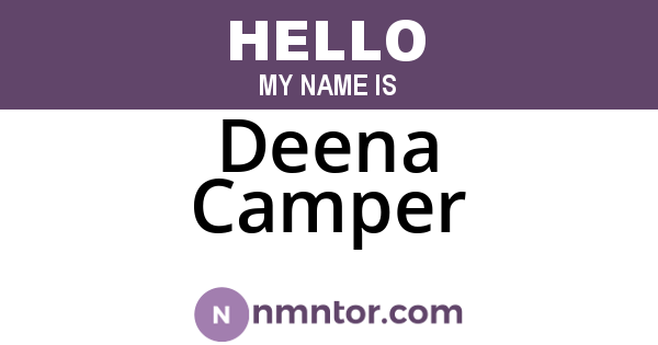 Deena Camper