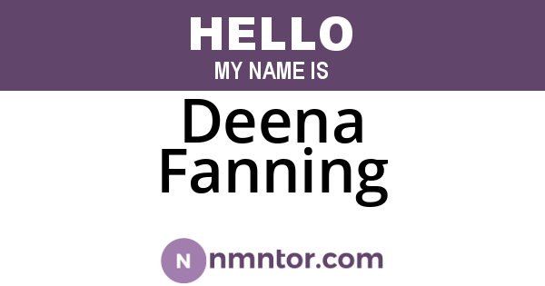 Deena Fanning