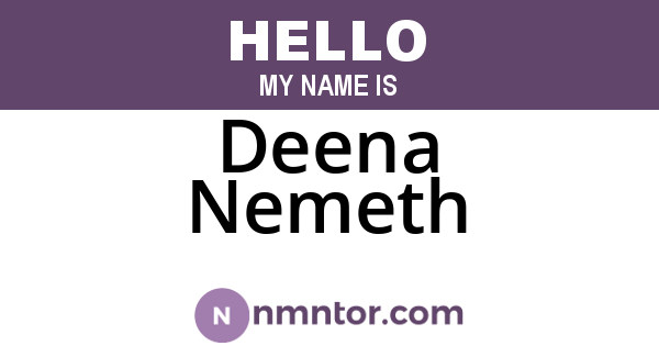 Deena Nemeth