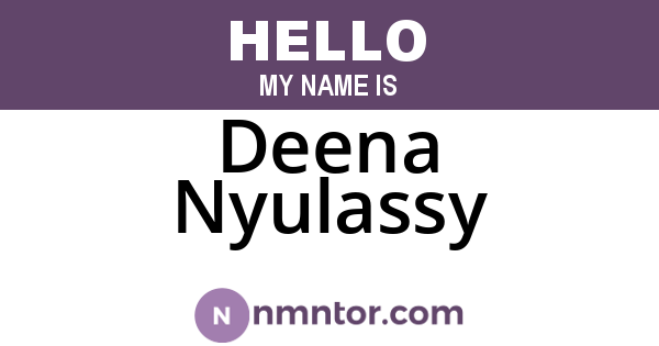 Deena Nyulassy