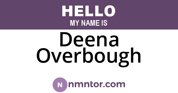 Deena Overbough