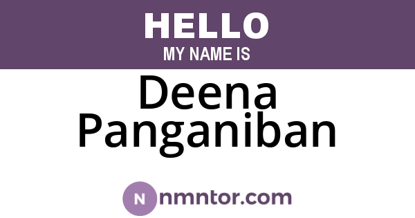 Deena Panganiban