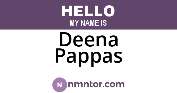 Deena Pappas