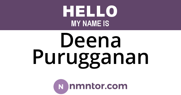 Deena Purugganan