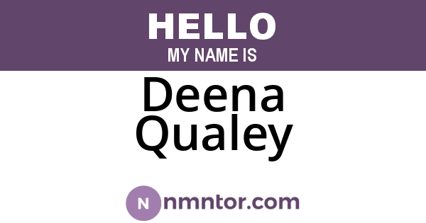 Deena Qualey