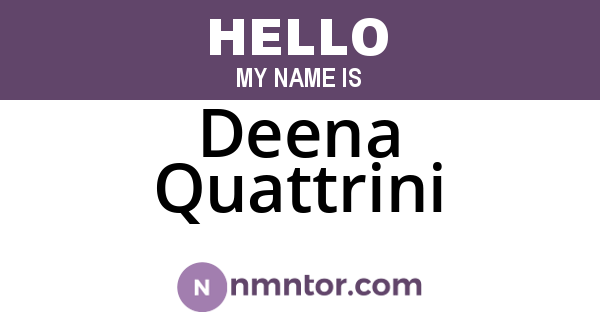Deena Quattrini