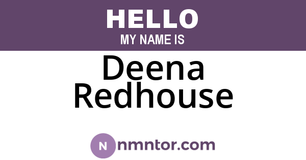 Deena Redhouse