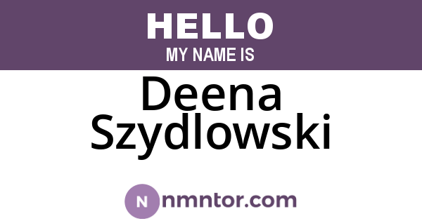 Deena Szydlowski