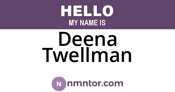 Deena Twellman