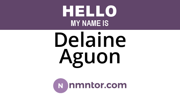 Delaine Aguon