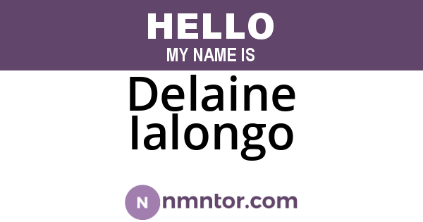 Delaine Ialongo