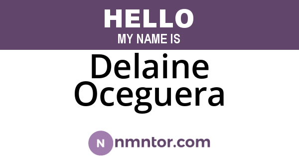 Delaine Oceguera