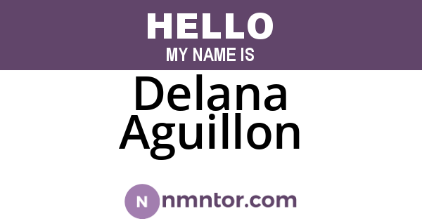 Delana Aguillon
