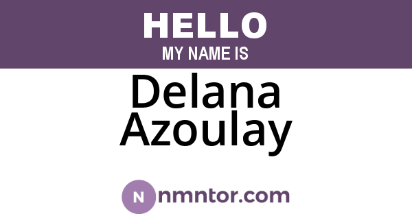 Delana Azoulay