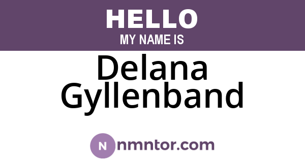 Delana Gyllenband