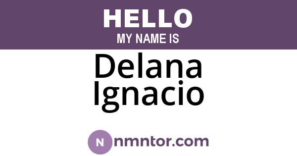 Delana Ignacio