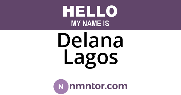 Delana Lagos