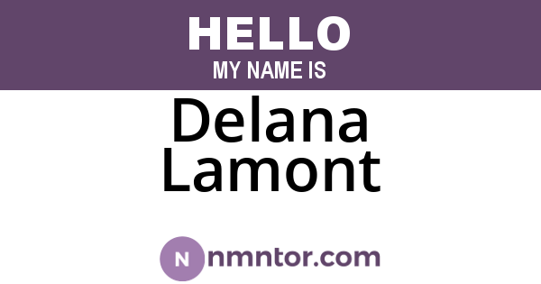 Delana Lamont