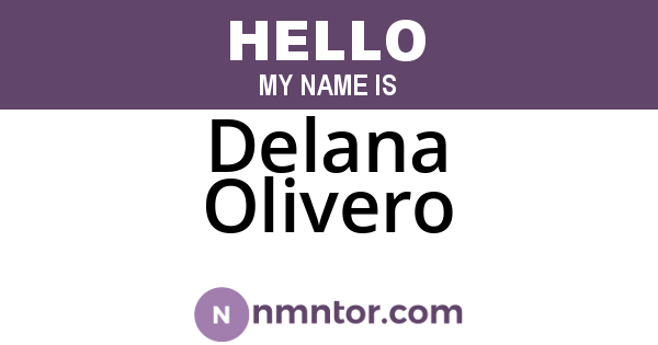 Delana Olivero