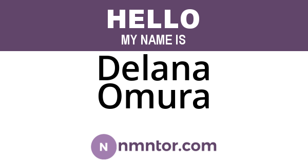 Delana Omura