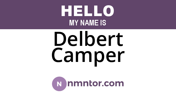 Delbert Camper