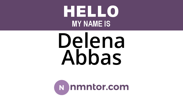Delena Abbas