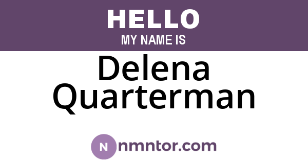 Delena Quarterman