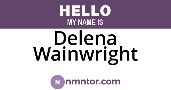 Delena Wainwright