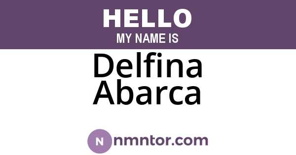 Delfina Abarca
