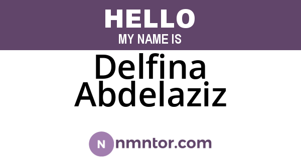 Delfina Abdelaziz