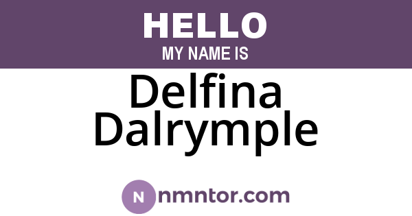 Delfina Dalrymple