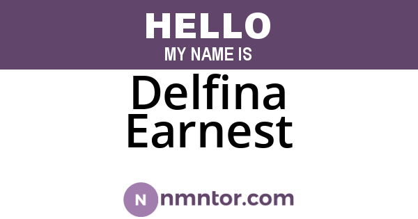 Delfina Earnest