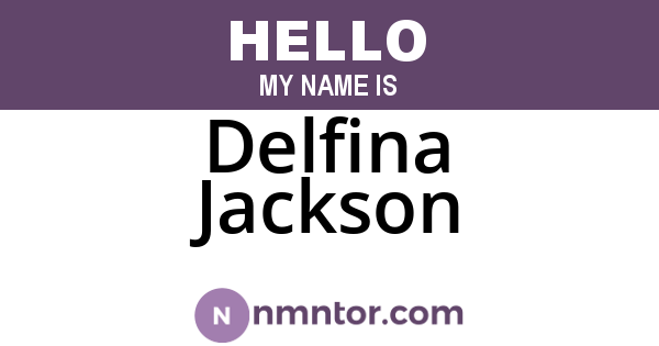 Delfina Jackson