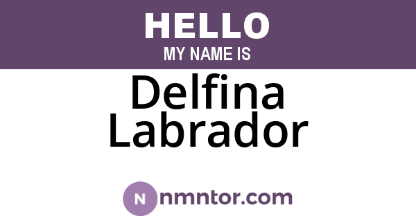 Delfina Labrador