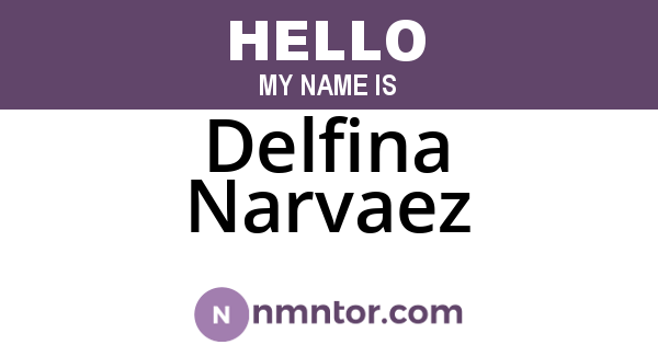 Delfina Narvaez