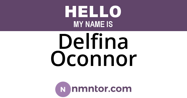 Delfina Oconnor