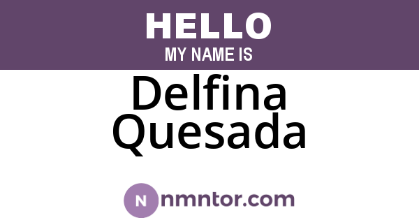 Delfina Quesada