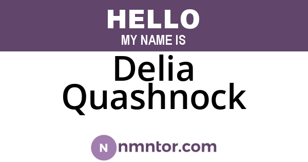 Delia Quashnock