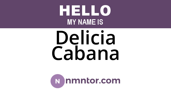 Delicia Cabana