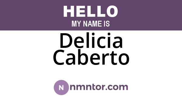 Delicia Caberto