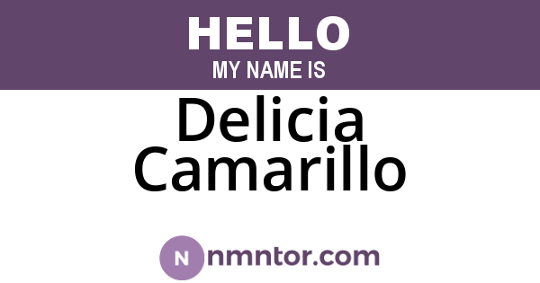 Delicia Camarillo