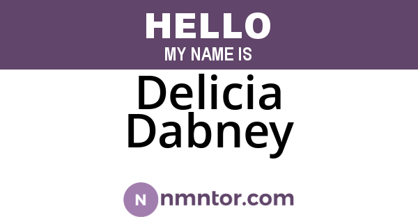 Delicia Dabney