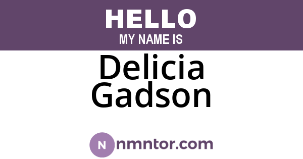 Delicia Gadson