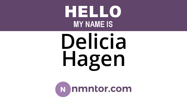Delicia Hagen