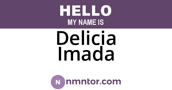 Delicia Imada
