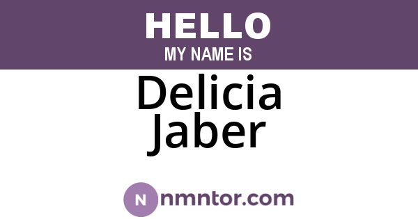 Delicia Jaber