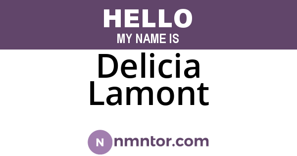 Delicia Lamont