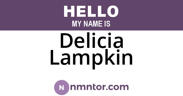 Delicia Lampkin